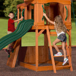 Backyard Discovery Atlantis All Cedar Wood Playset Swing Set