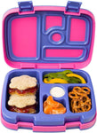 Bentgo Kids Brights – Leak-Proof, 5-Compartment Bento-Style Kids Lunch Box – Ideal Portion Sizes for Ages 3 to 7 – BPA-Free and Food-Safe Materials (Fuchsia)