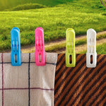 bingolar 8Pcs Beach Towel Clips,Plastic Windproof Clothes Hanging Peg,Plastic Quilt Clips,Large Beach Towels,Quilt Clamp Holder Sunbed Peg, Sunbed,Pool.