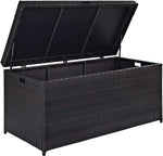 Crosley Furniture Palm Harbor Outdoor Wicker Storage Bin - Grey