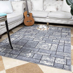 Ottomanson OTH2303-3X5 Rug, 3'3" x 5', Gray