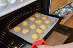 SimpliFine Silicone Baking Mat Set, 3 Different Silicone Baking Mats for Half, Quarter and Small Oven Sheet Sizes.