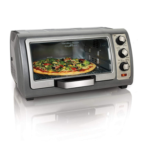 Hamilton Beach 31123D Easy Reach Toaster Oven, Silver