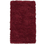 Ottomanson Flokati Collection Faux Sheepskin Shag Runner Rug, 2'7"X5', Red