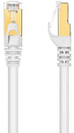 Maximm Cat7 Ethernet Cable, 15 Feet, Grey, 10-Pack - Pure Copper - RJ45 Gold-Plated Snagless Connectors 600 MHz, 10 Gbps. for Fast Network & Computer Networking + Cable Clips and Ties