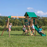 Backyard Discovery Buckley Hill Wooden Swing Set