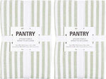 KAF Home Mixed Flat & Terry Kitchen Towels | Set of 6 18 x 28 Inches | 4 Flat Weave Towels for Cooking and Drying Dishes and 2 Terry Towels, for House Cleaning and Tackling Messes and Spills (Teal)