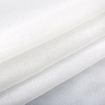 2 Panel Sheer Curtains White 84 inch Living Room Drapes Window Curtain Voile Sheers Linen Textured