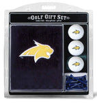 Team Golf NCAA Gift Set Embroidered Golf Towel, 3 Golf Balls, and 14 Golf Tees 2-3/4" Regulation, Tri-Fold Towel 16" x 22" & 100% Cotton