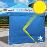 ABCCANOPY Instant Canopy SunWall (15+Colors) for 10x10 Feet, 10x20 Feet Straight Leg pop up Canopy, 1 Pack Sidewall Only, White