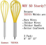 TEEVEA (More Economical) 5 Pack 9 inch Banneton Proofing Basket Danish Dough Whisk Dough Scraper Set Wood Germany Flour Bowl Bread Bakers Basket Brad Baking Washable Linen Bag for Rising Round Crispy