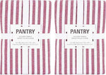 KAF Home Mixed Flat & Terry Kitchen Towels | Set of 6 18 x 28 Inches | 4 Flat Weave Towels for Cooking and Drying Dishes and 2 Terry Towels, for House Cleaning and Tackling Messes and Spills (Teal)