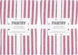 KAF Home Mixed Flat & Terry Kitchen Towels | Set of 6 18 x 28 Inches | 4 Flat Weave Towels for Cooking and Drying Dishes and 2 Terry Towels, for House Cleaning and Tackling Messes and Spills (Teal)