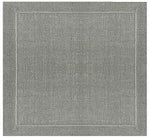 COTTON CRAFT 100% Linen Hemstitch Table Cloth - Size 60x108 Charcoal - Hand Crafted and Hand Stitched Table Cloth with Hemstitch detailing.