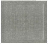 COTTON CRAFT 100% Linen Hemstitch Table Cloth - Size 60x108 Charcoal - Hand Crafted and Hand Stitched Table Cloth with Hemstitch detailing.