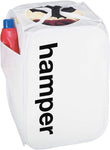 Smart Design Deluxe Mesh Pop Up Square Laundry Hamper w/ Side Pocket & Handles - VentilAir Fabric Collapsible Design - for Clothes & Laundry - Home - (Holds 2 Loads) (14 x 23 Inch) [Black]